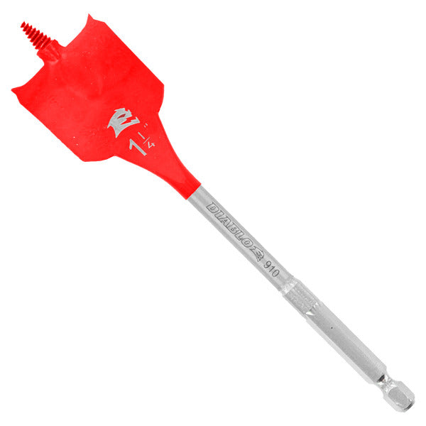 Diablo DSP2150-P2 1-1/4" x 6" Spade Bits for Wood (2-Pack)