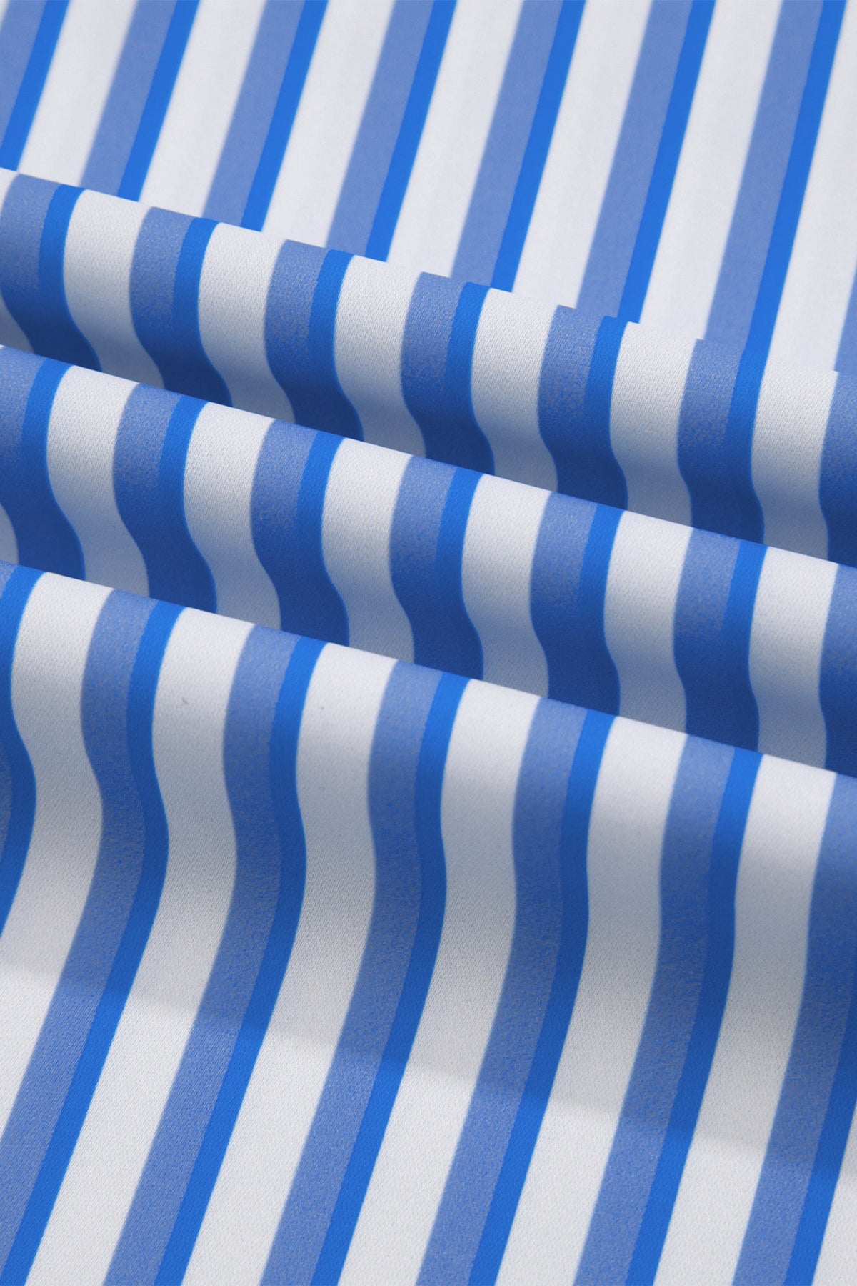 Stripe Drawstring Elastic Waist Wide Leg Pants
