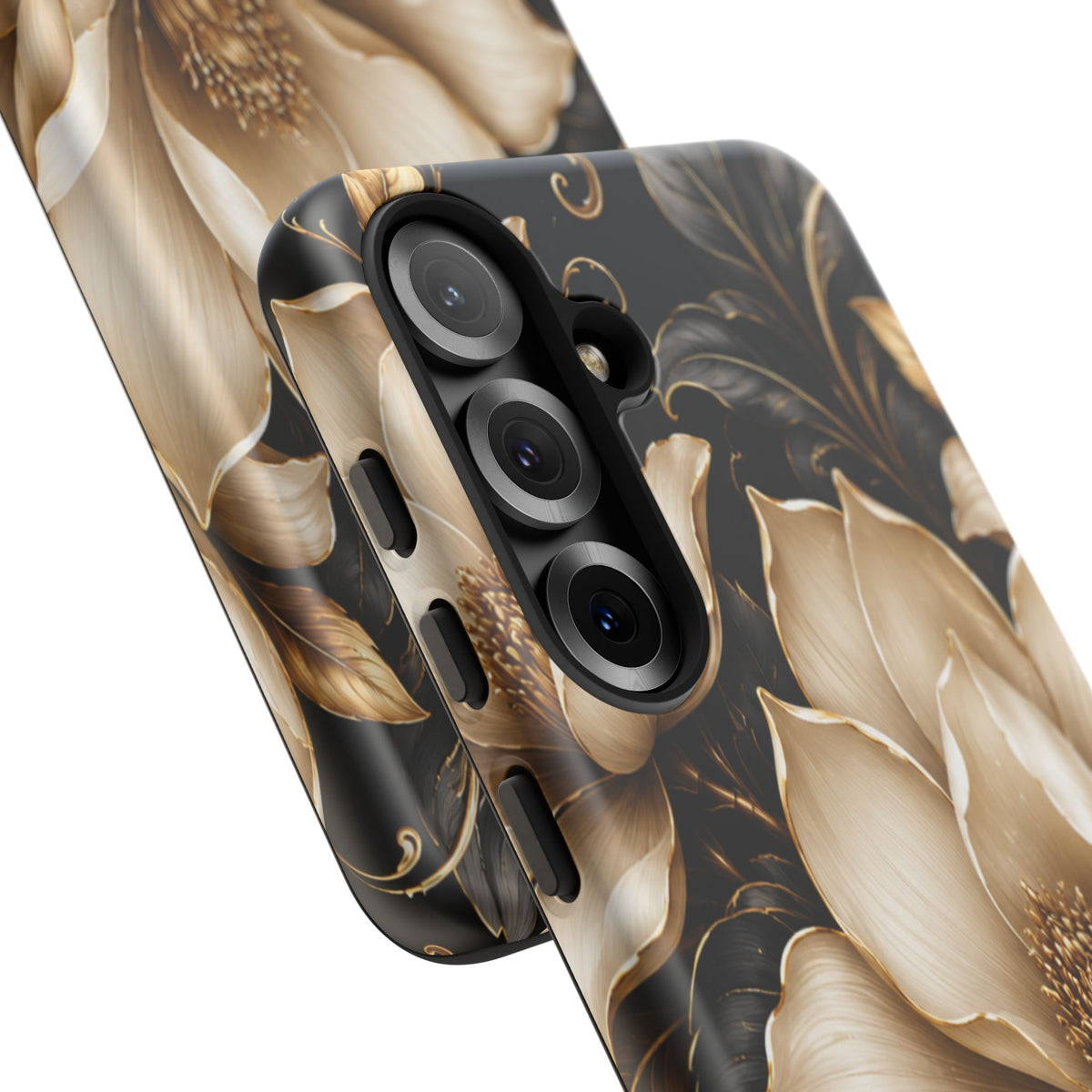 Floral Tough Case — Elegant Gold Magnolia Phone Case
