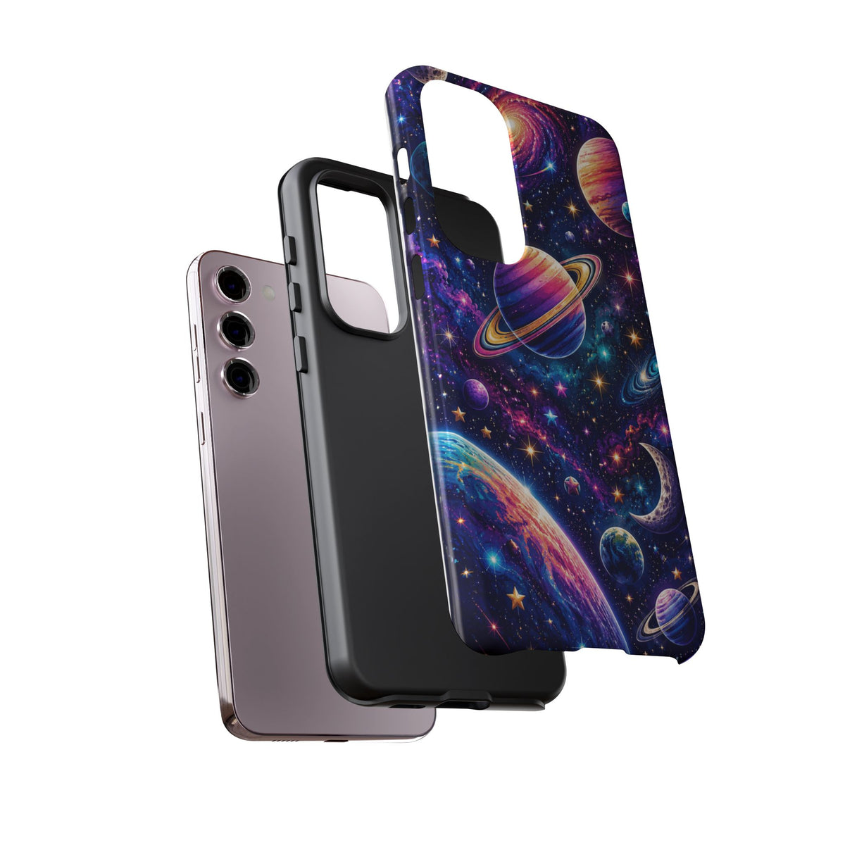 Colorful Galaxy Planets phone case | Tough Case