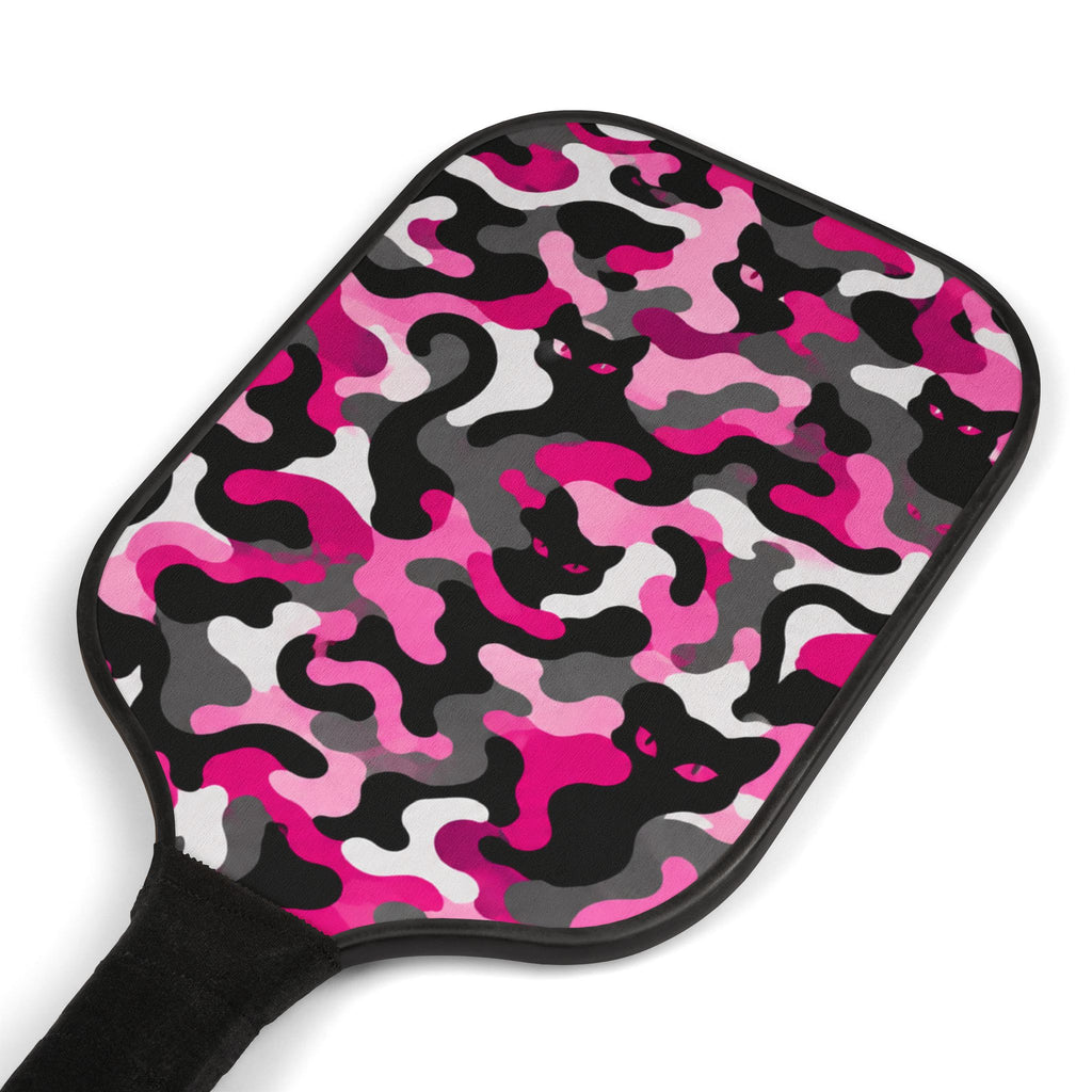 Pickleball Paddle Set - Pink Camo Pickleball Kit with 2 Paddles & Balls