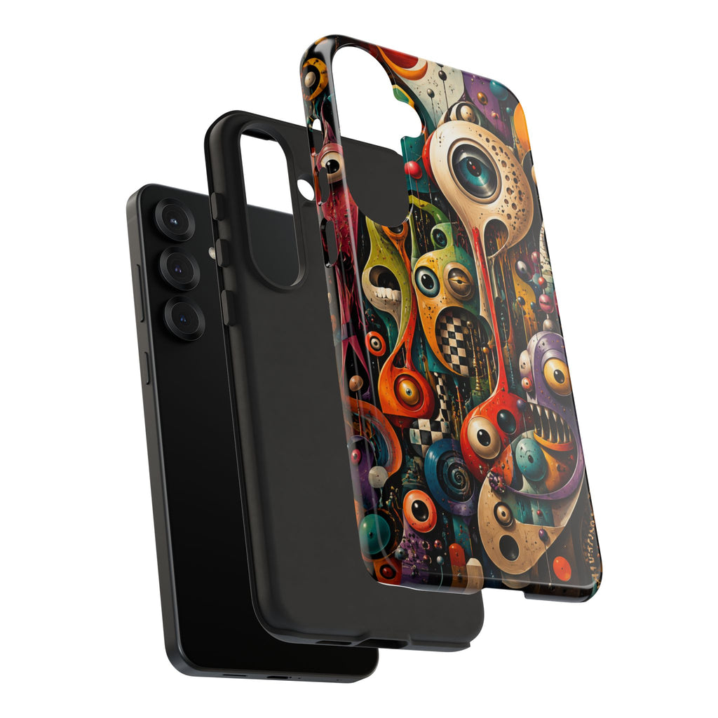 Surreal Monster Art Phone Case — Colorful Abstract Creature Design
