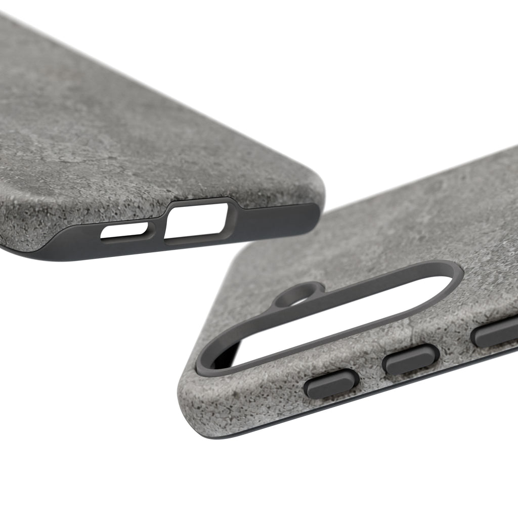 Concrete Texture Phone Case — Rugged Grey Protective iPhone Cover