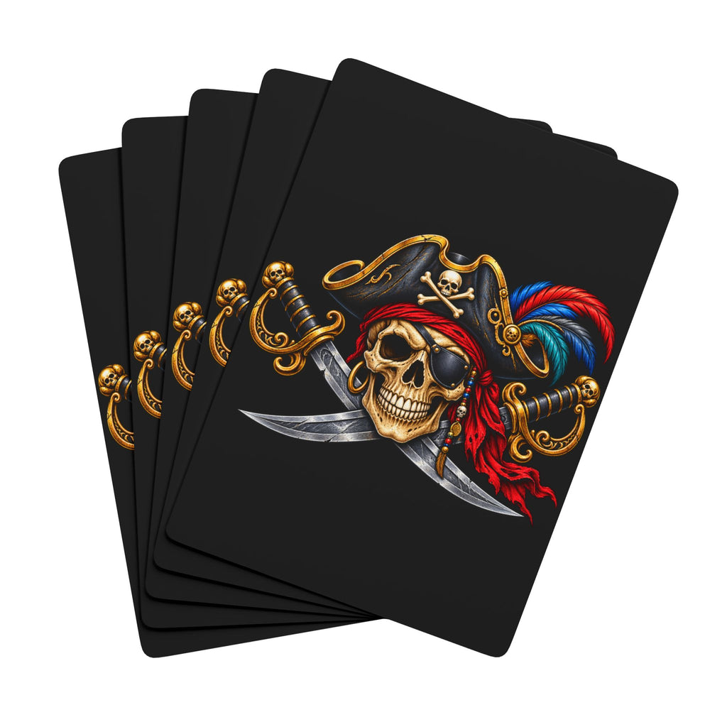 Pirate Skull Poker Playing Cards — Premium Card Deck for Gamers & Collectors
