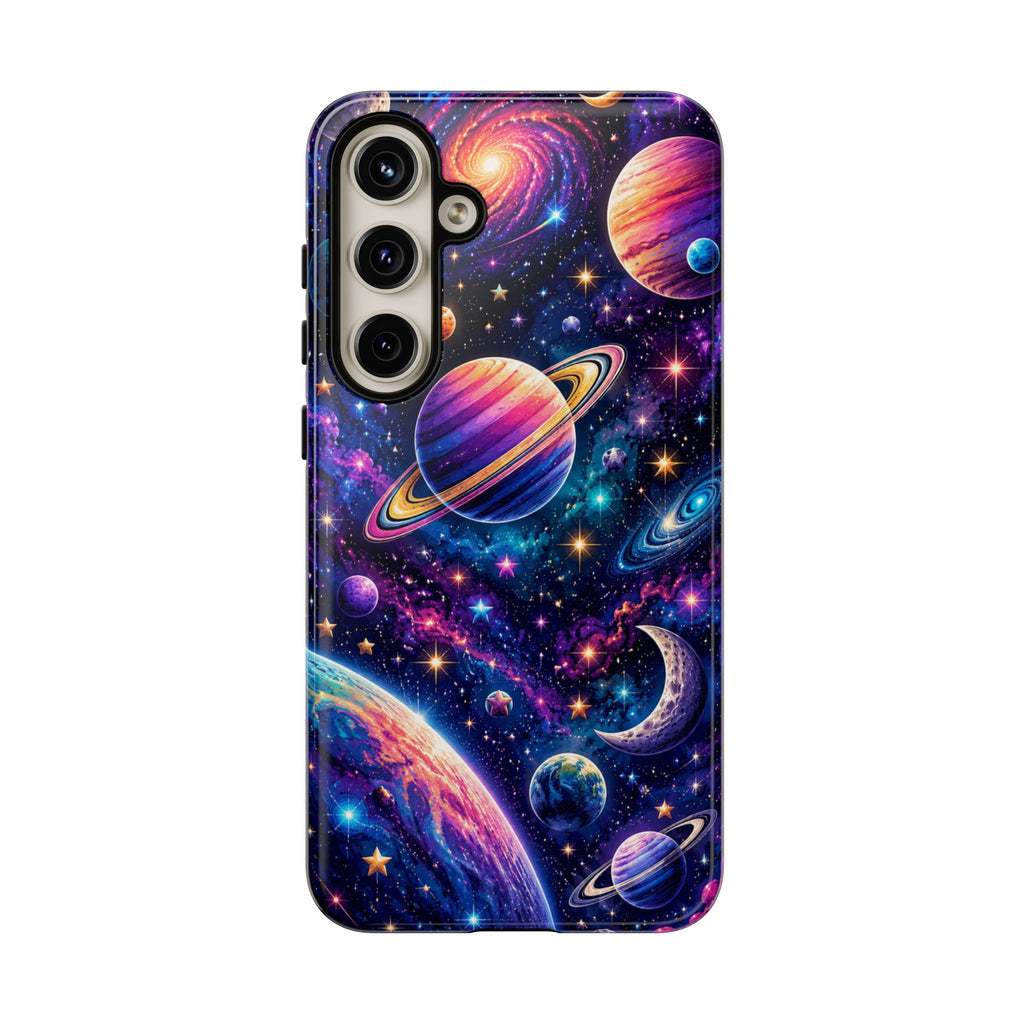 Colorful Galaxy Planets phone case | Tough Case