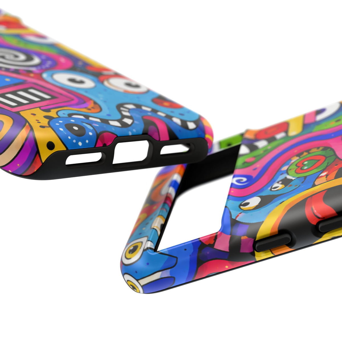 Colorful Abstract Doodle Tough Phone Case