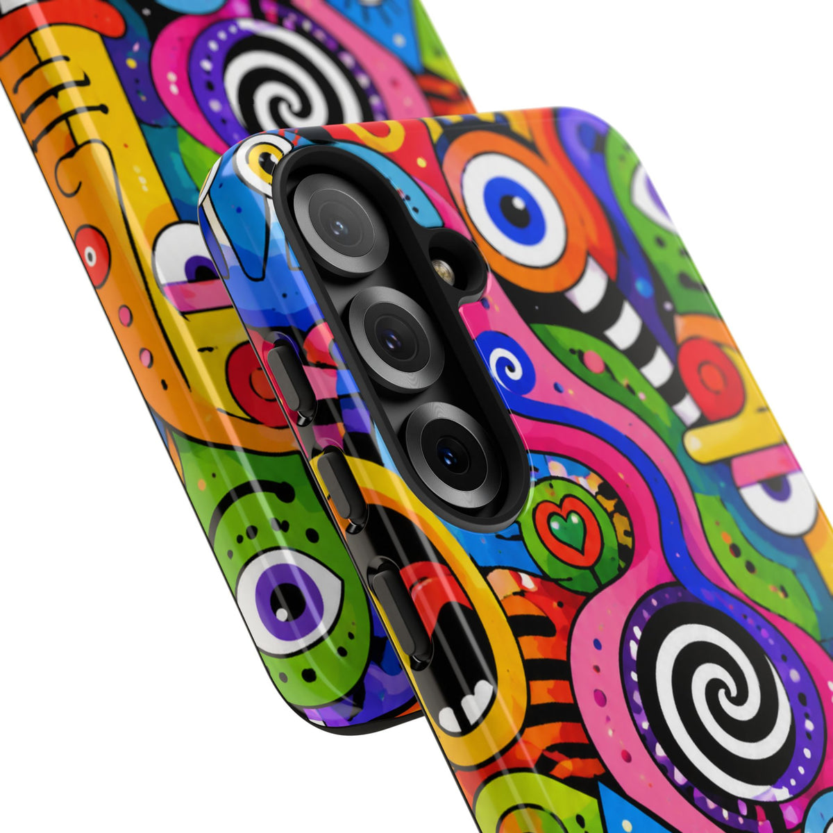 Colorful Abstract Doodle Tough Phone Case