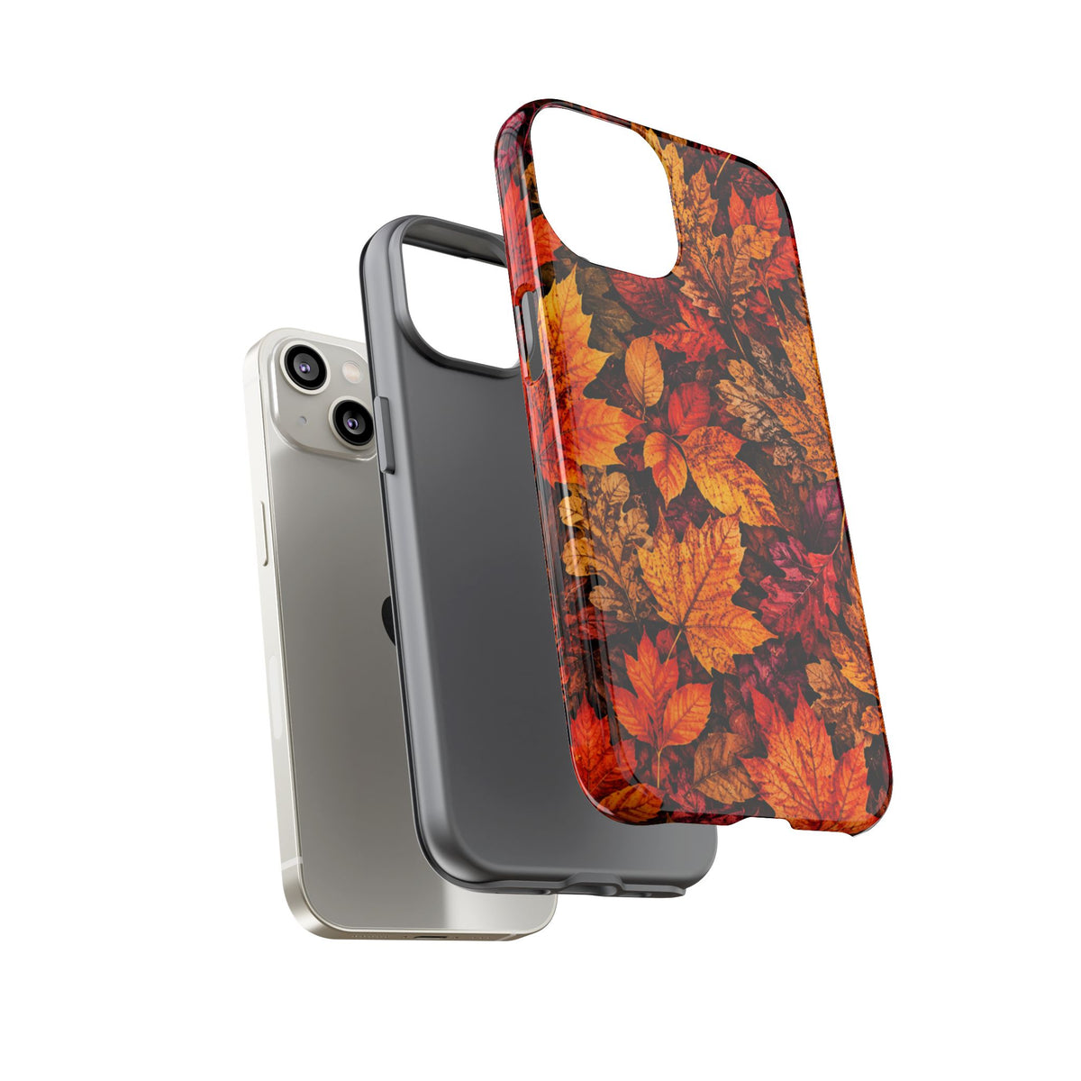 Autumn Leaves Tough Phone Case — Fall Foliage Protective Cover