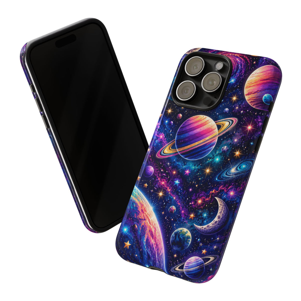 Colorful Galaxy Planets phone case | Tough Case