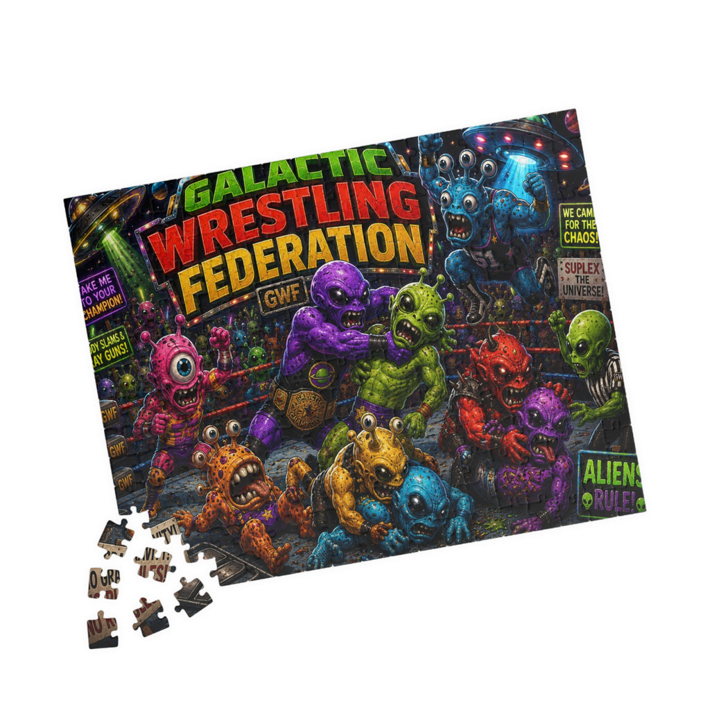 Galactic Wrestling Federation aliens puzzle | Jigsaw Puzzle
