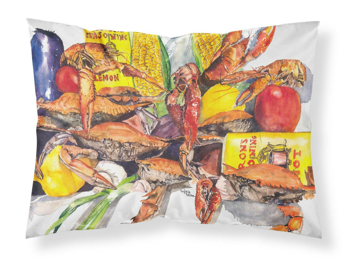 Veron's and Crabs Standard Pillowcase Lightweight Super Soft Easy Care Decorative Artwork Pillowcase, Standard