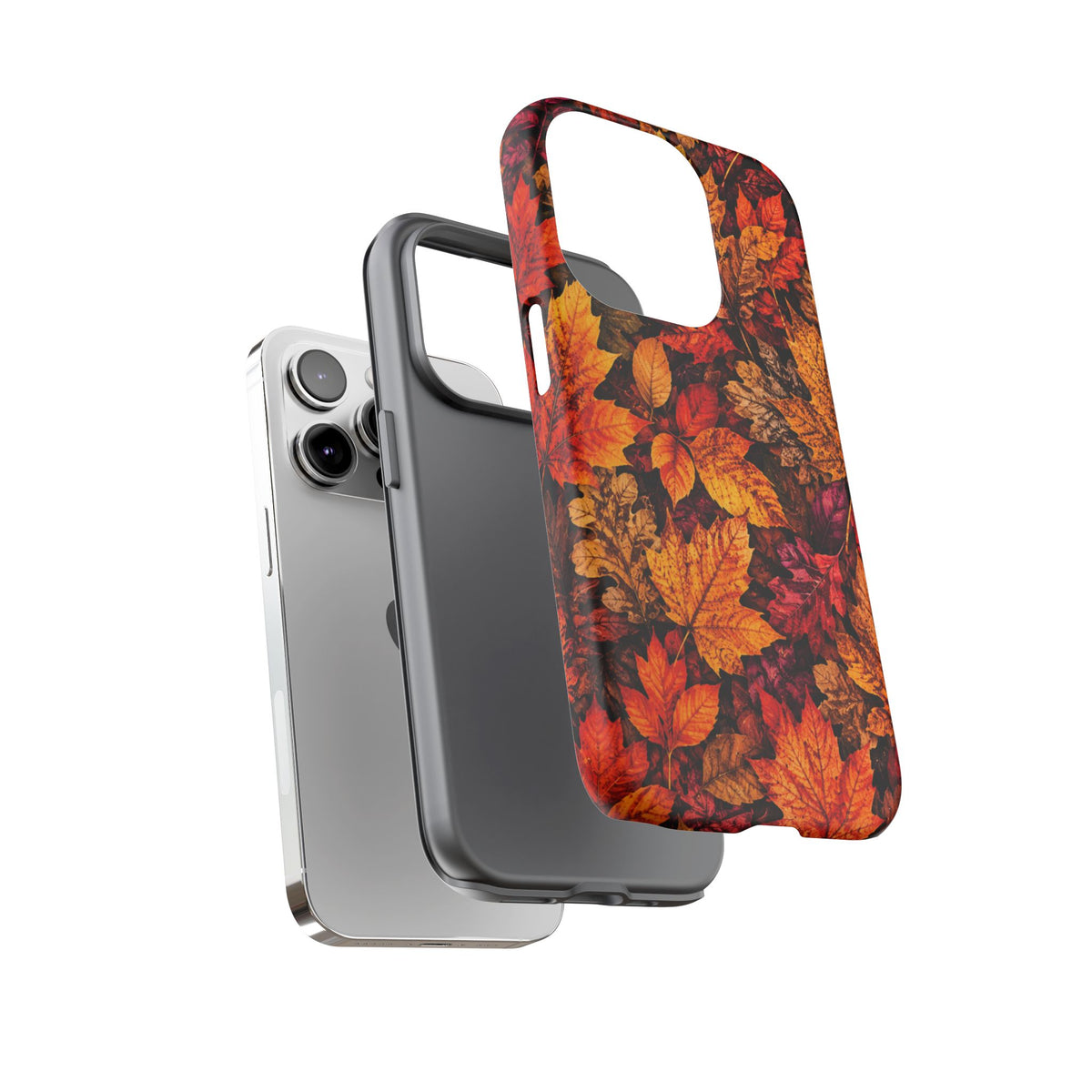 Autumn Leaves Tough Phone Case — Fall Foliage Protective Cover