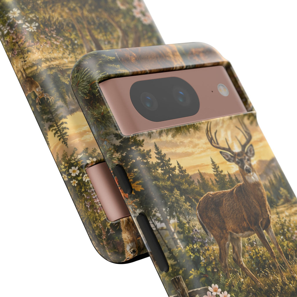 Deer Forest Phone Case — Woodland Bucks Nature iPhone Cover
