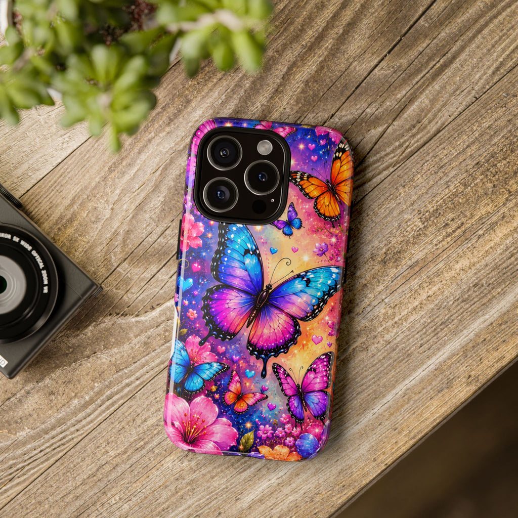 Colorful Butterfly Pattern Phone Case | Tough Cases