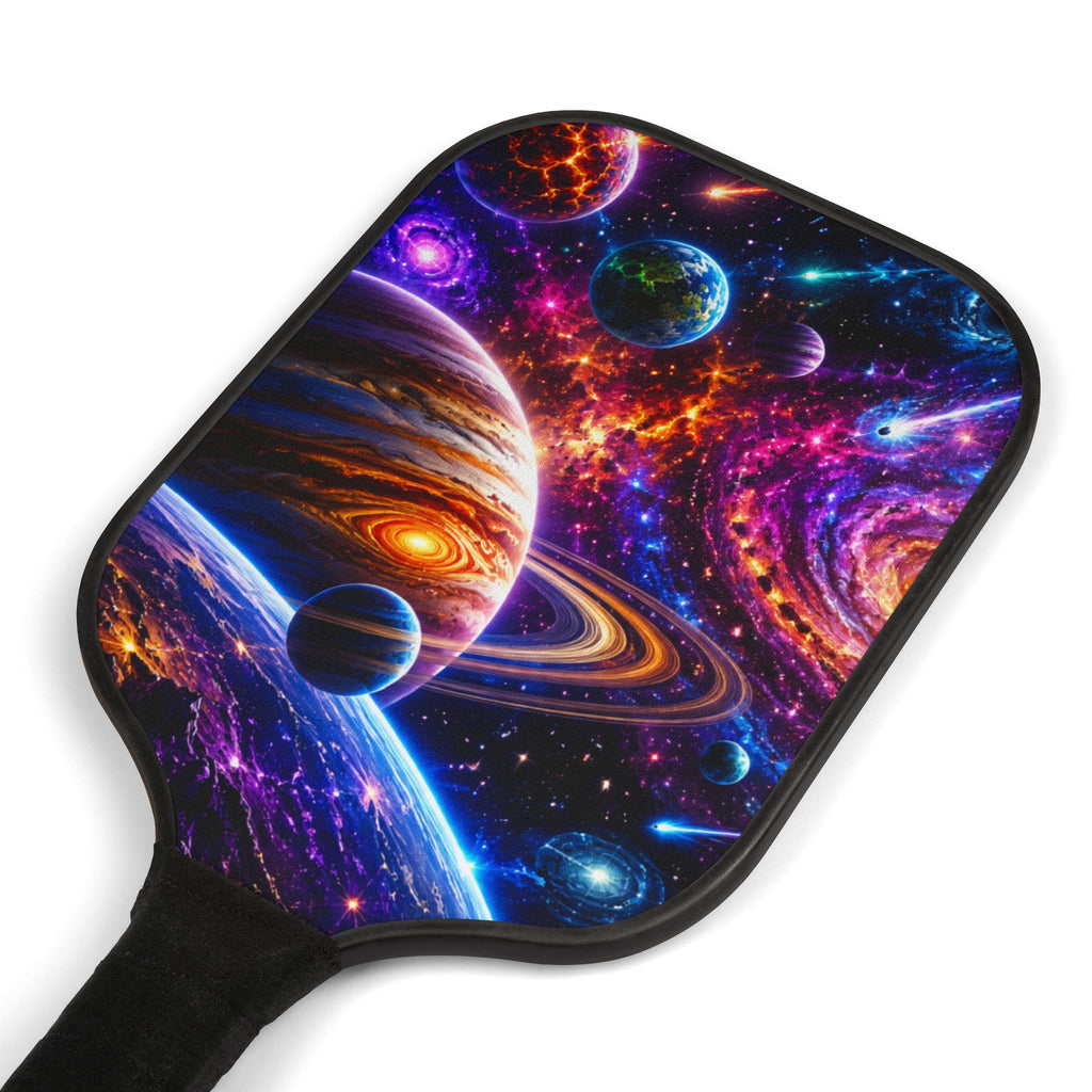 Pickleball Paddle Set — Cosmic Galaxy Design Pickleball Kit (2 Paddles + Balls)