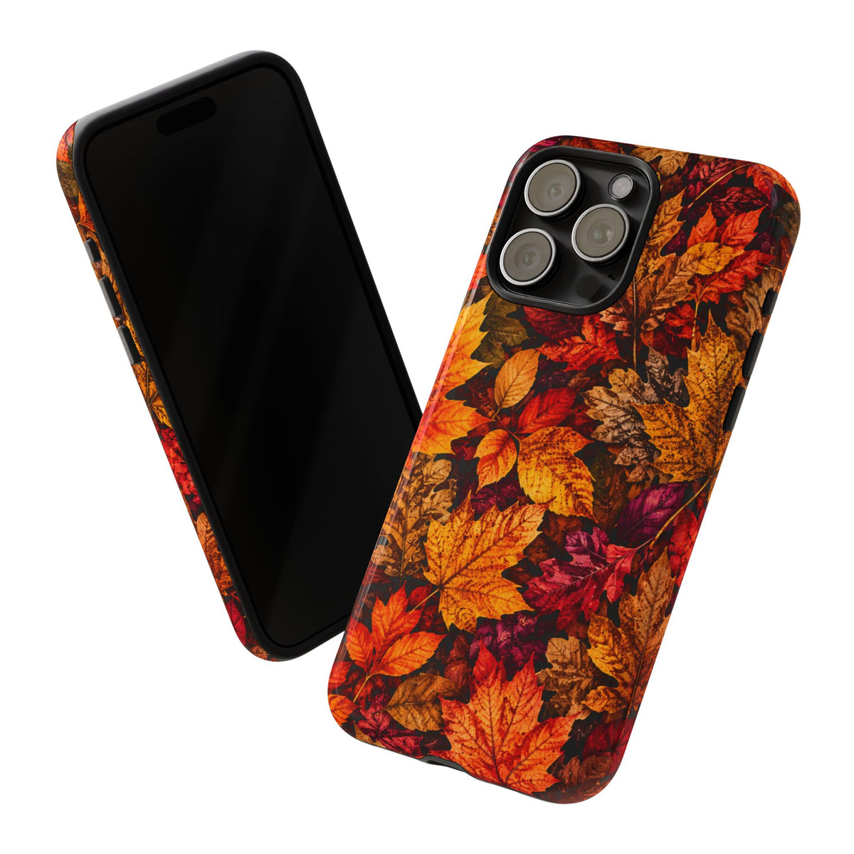 Autumn Leaves Tough Phone Case — Fall Foliage Protective Cover