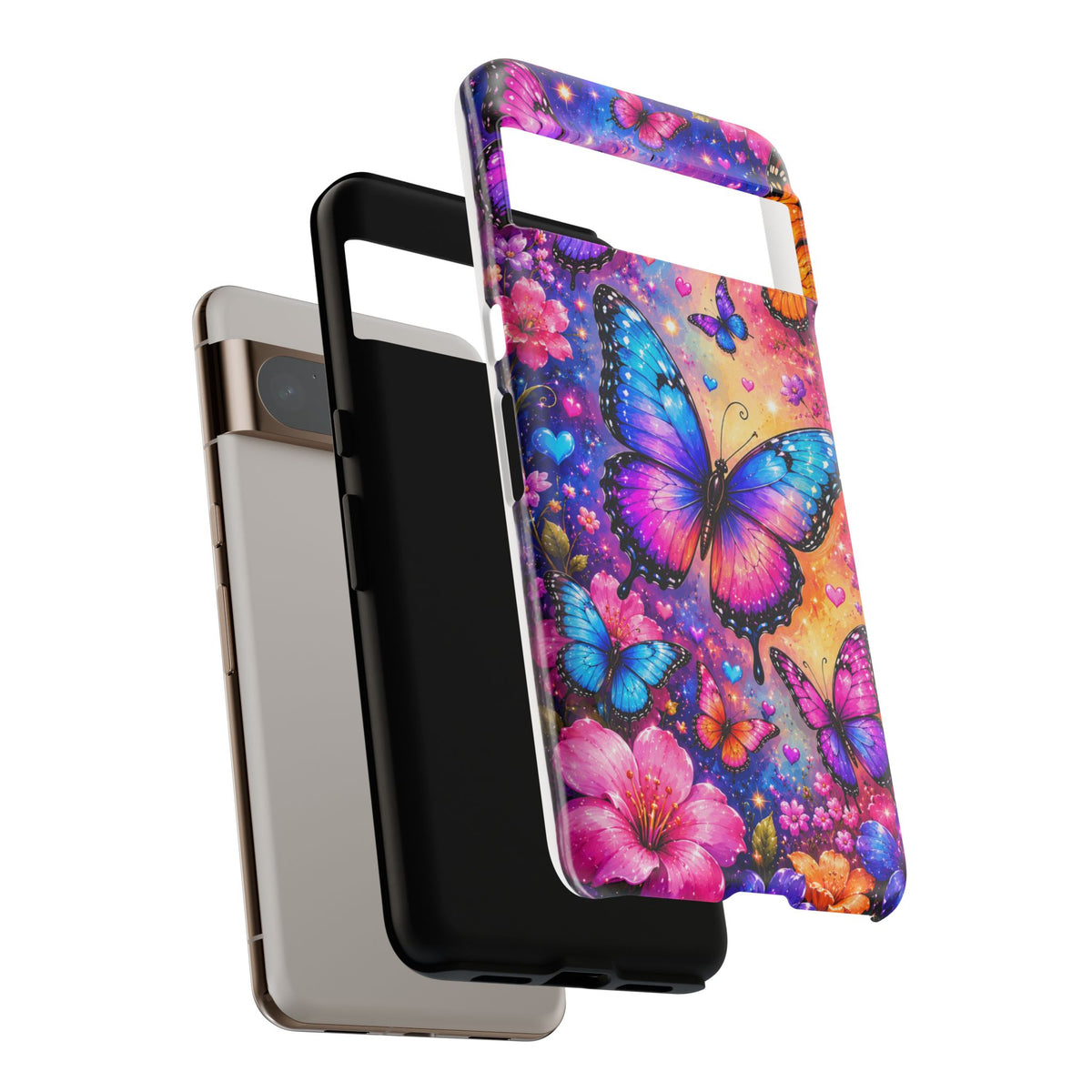 Colorful Butterfly Pattern Phone Case | Tough Cases