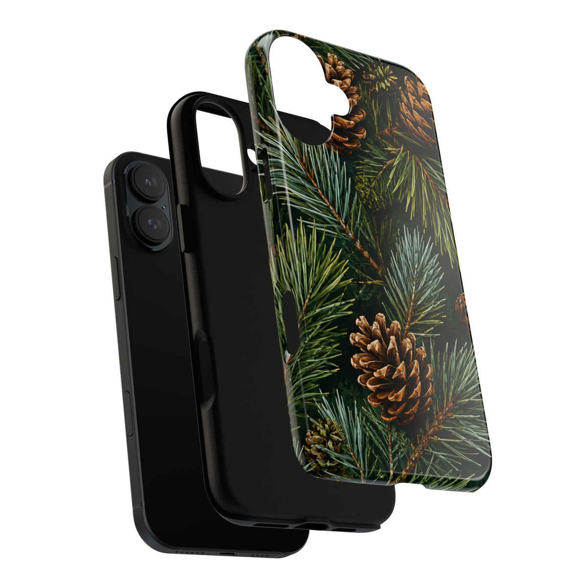 Pinecone Pines Phone Case — Festive Evergreen iPhone Cover