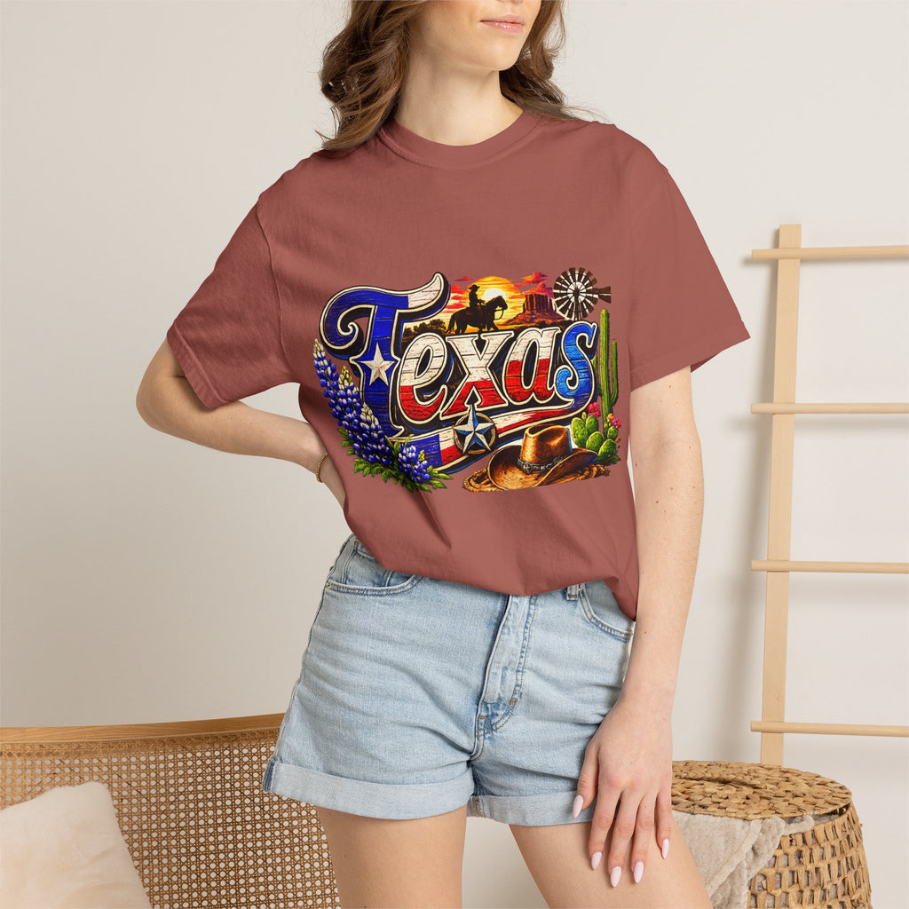 Texas Vintage Postcard T-Shirt | Lone Star State Roadtrip