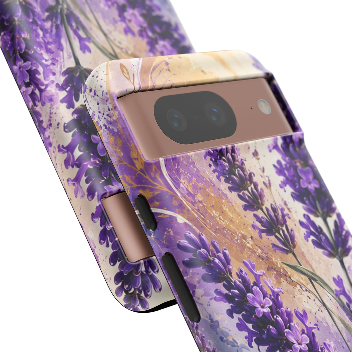 Lavender Bouquet Tough Phone Case — Protective Floral iPhone Case