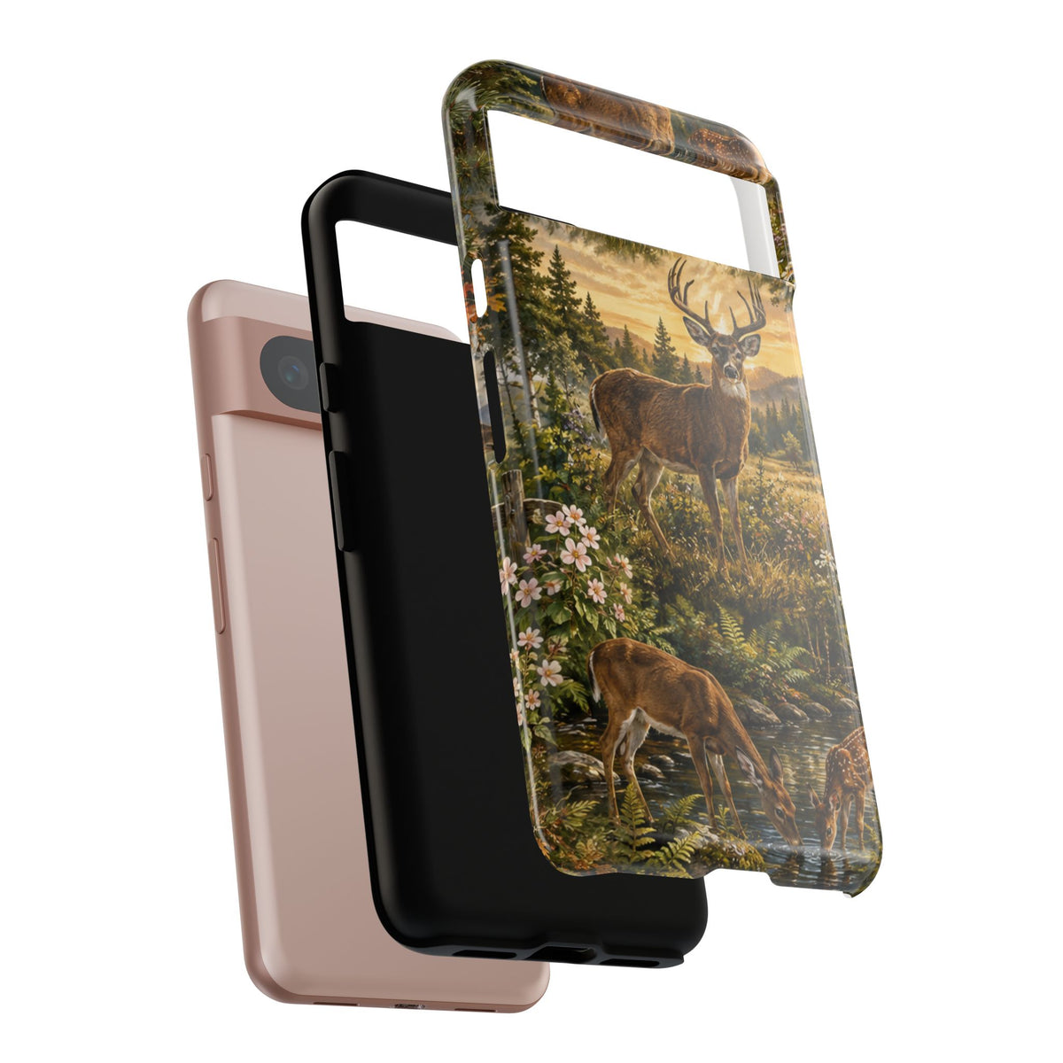 Deer Forest Phone Case — Woodland Bucks Nature iPhone Cover