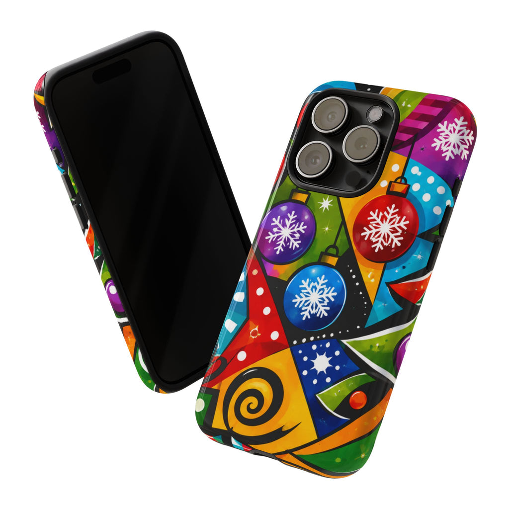 Holiday Ornament Phone Case — Colorful Festive Christmas Design