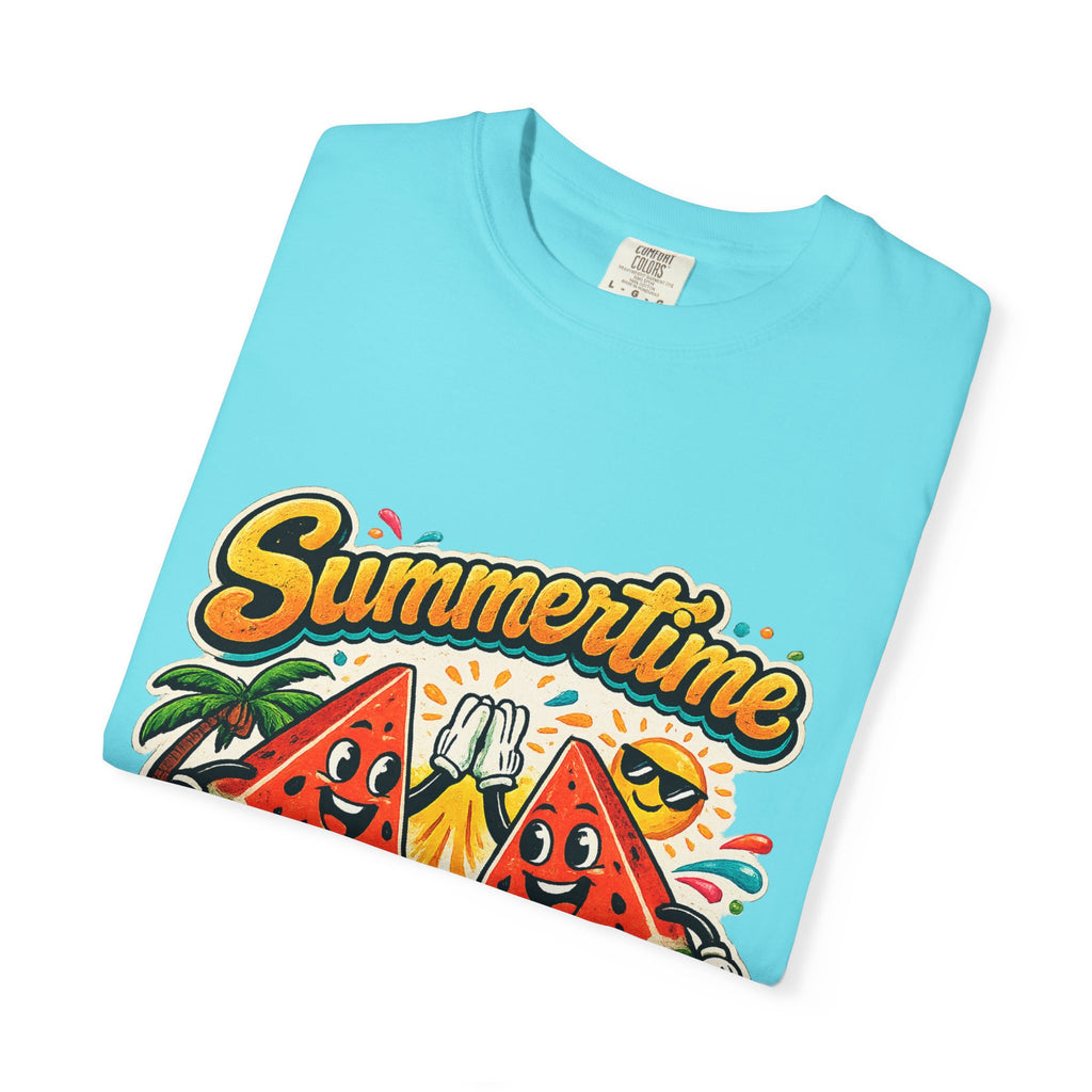 Summertime Fun Time Watermelon Graphic T-Shirt
