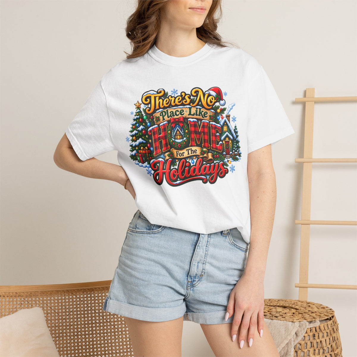 There’s No Place Like Home for the Holidays T-shirt | Christmas Tee