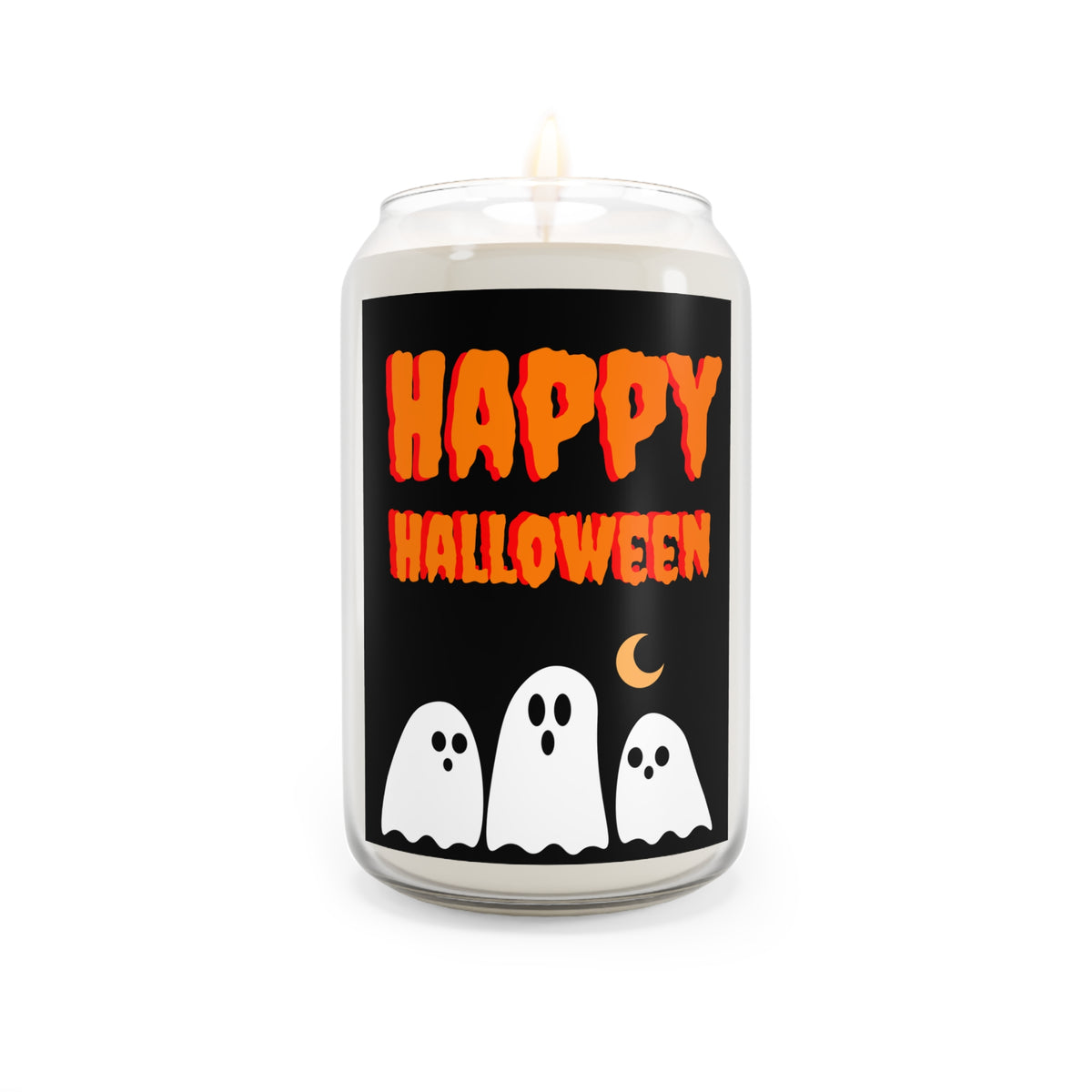 Happy Halloween Ghosts Soy Candle — 13.75 oz Scented Candle