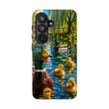 Duck Family Phone Case — Cute Mallard & Ducklings Protective Tough Case