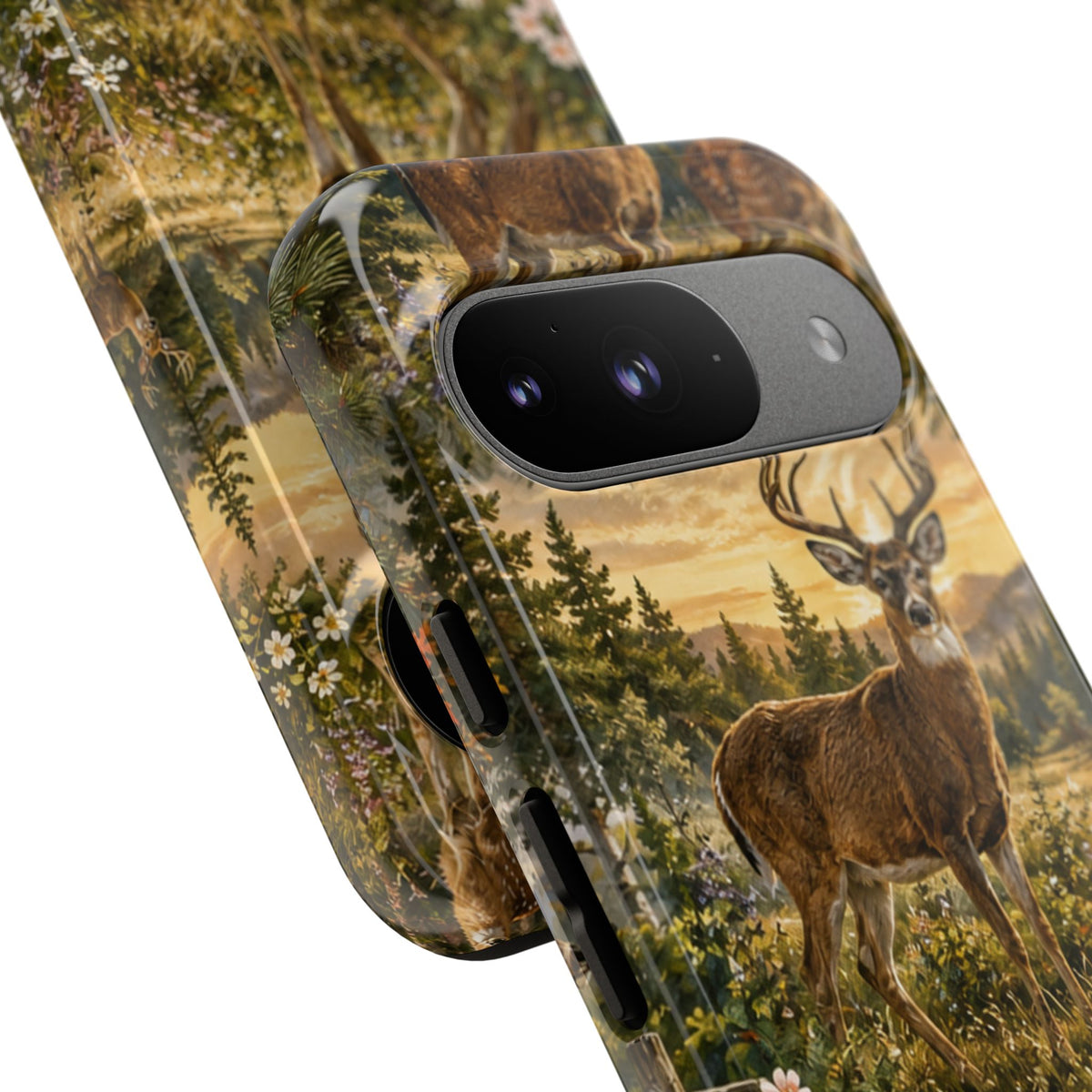 Deer Forest Phone Case — Woodland Bucks Nature iPhone Cover