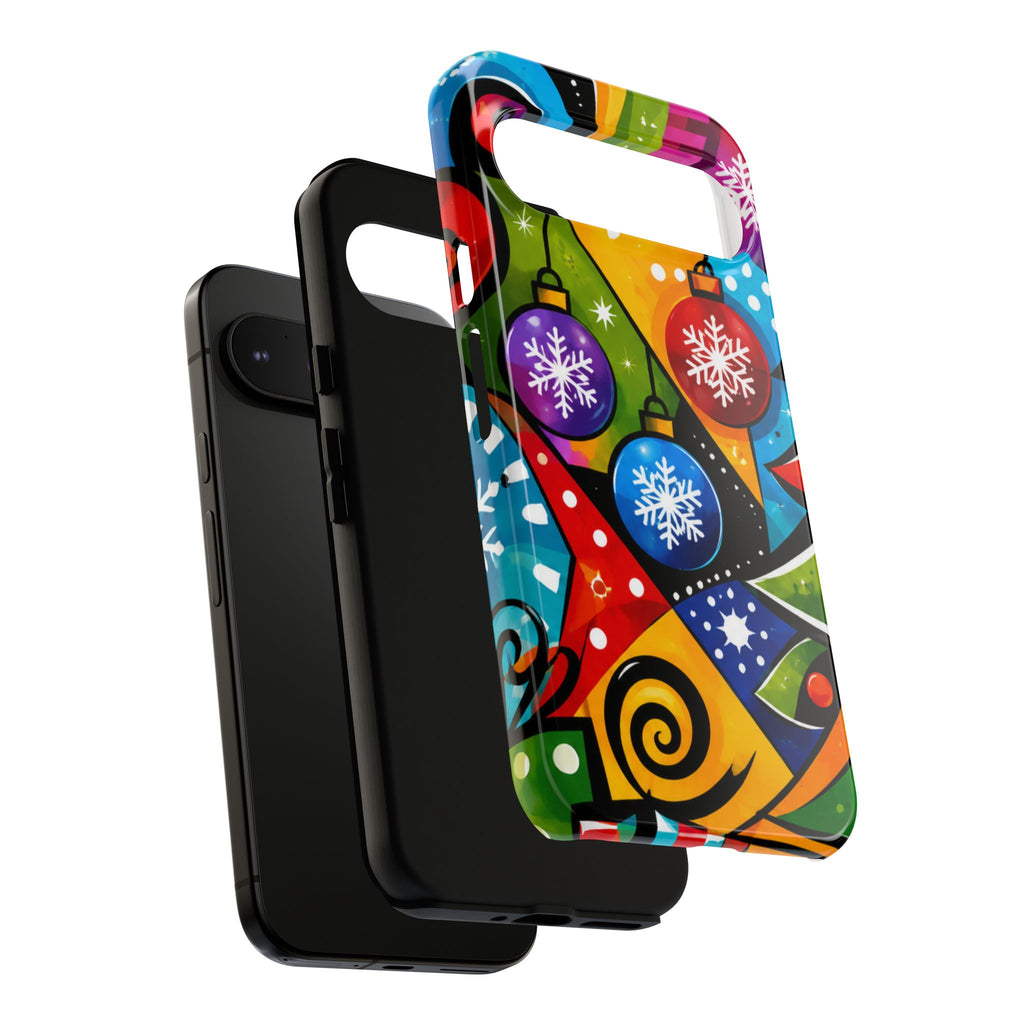Holiday Ornament Phone Case — Colorful Festive Christmas Design