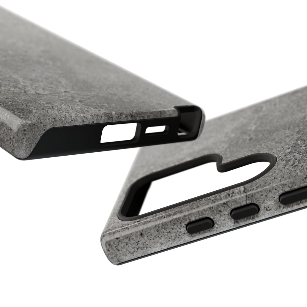 Concrete Texture Phone Case — Rugged Grey Protective iPhone Cover