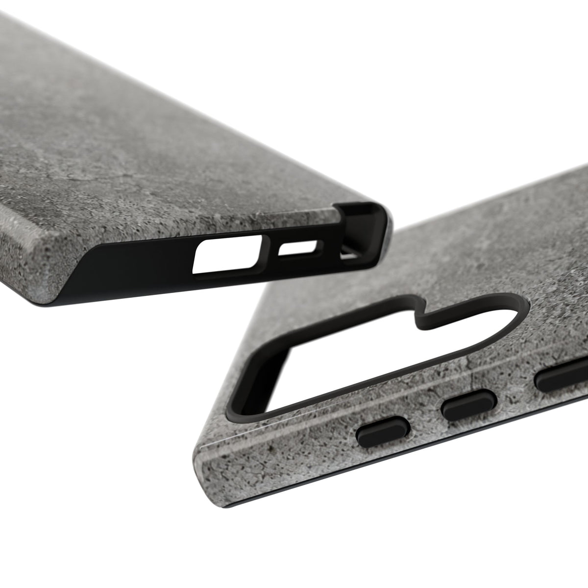 Concrete Texture Phone Case — Rugged Grey Protective iPhone Cover