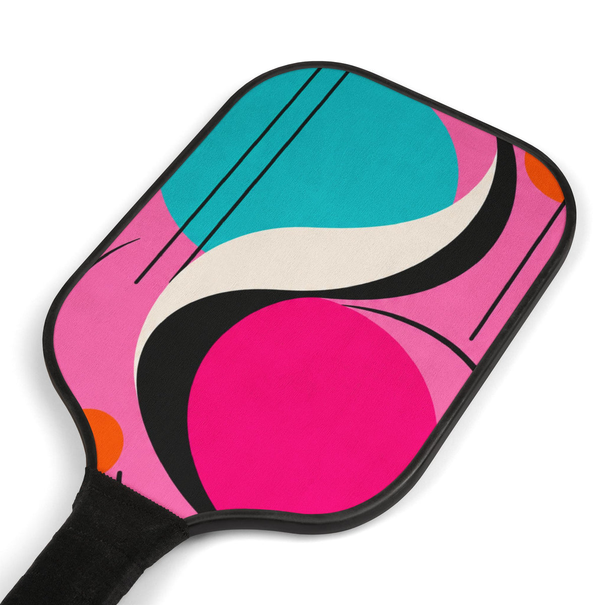 Pickleball Paddles Set – Retro Pink & Teal Pickleball Kit (2 Paddles + 2 Balls)