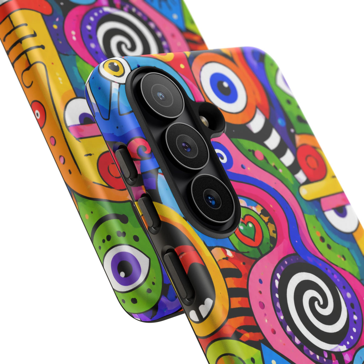 Colorful Abstract Doodle Tough Phone Case