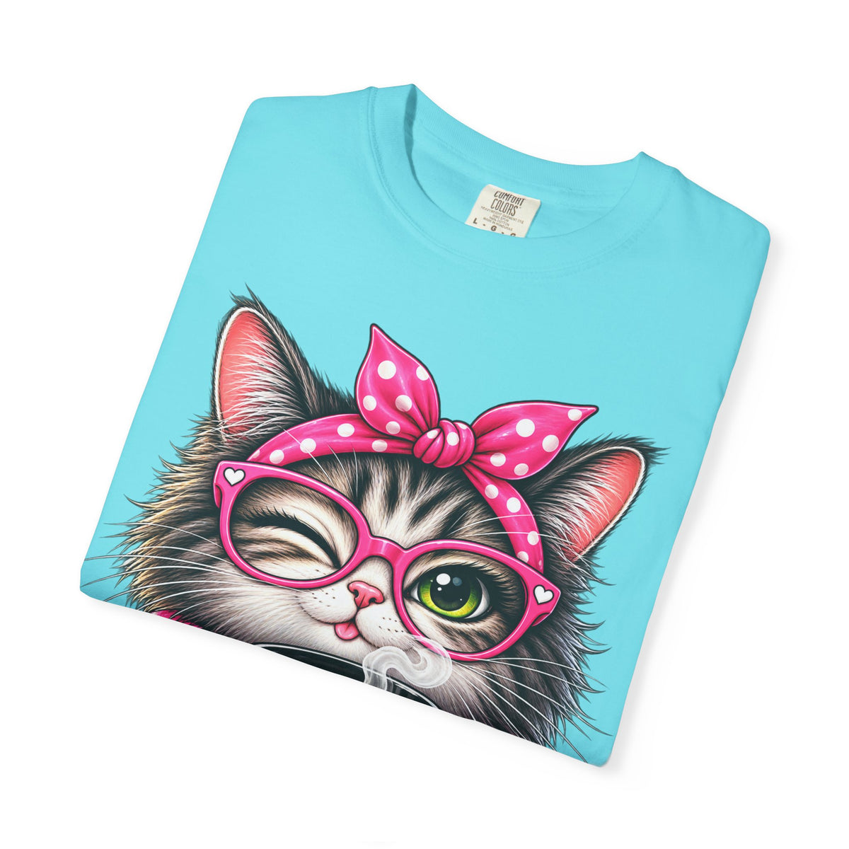 Cat Coffee Tee — "Coffee First Then People" Cute Cat Graphic T-Shirt