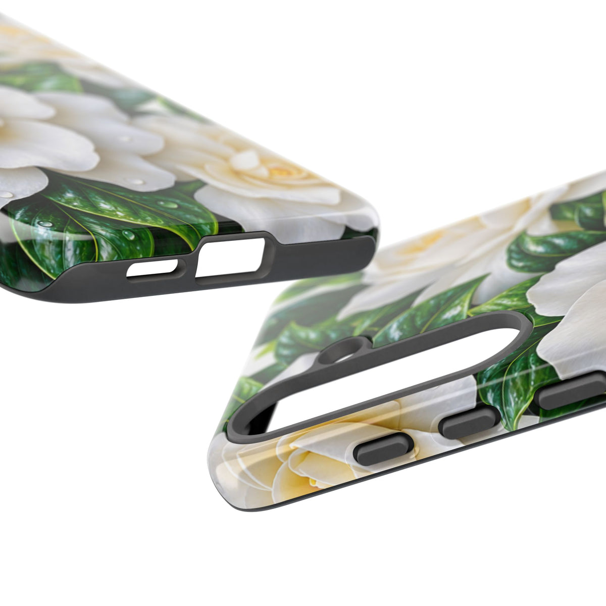 Floral Camellia Tough Case — White Gardenia Phone Cover