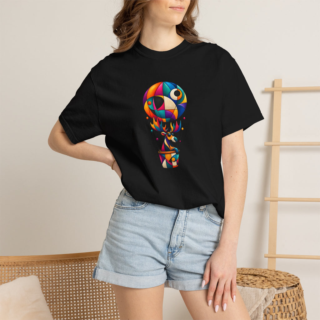 Hot Air Balloon Abstract Art T-Shirt