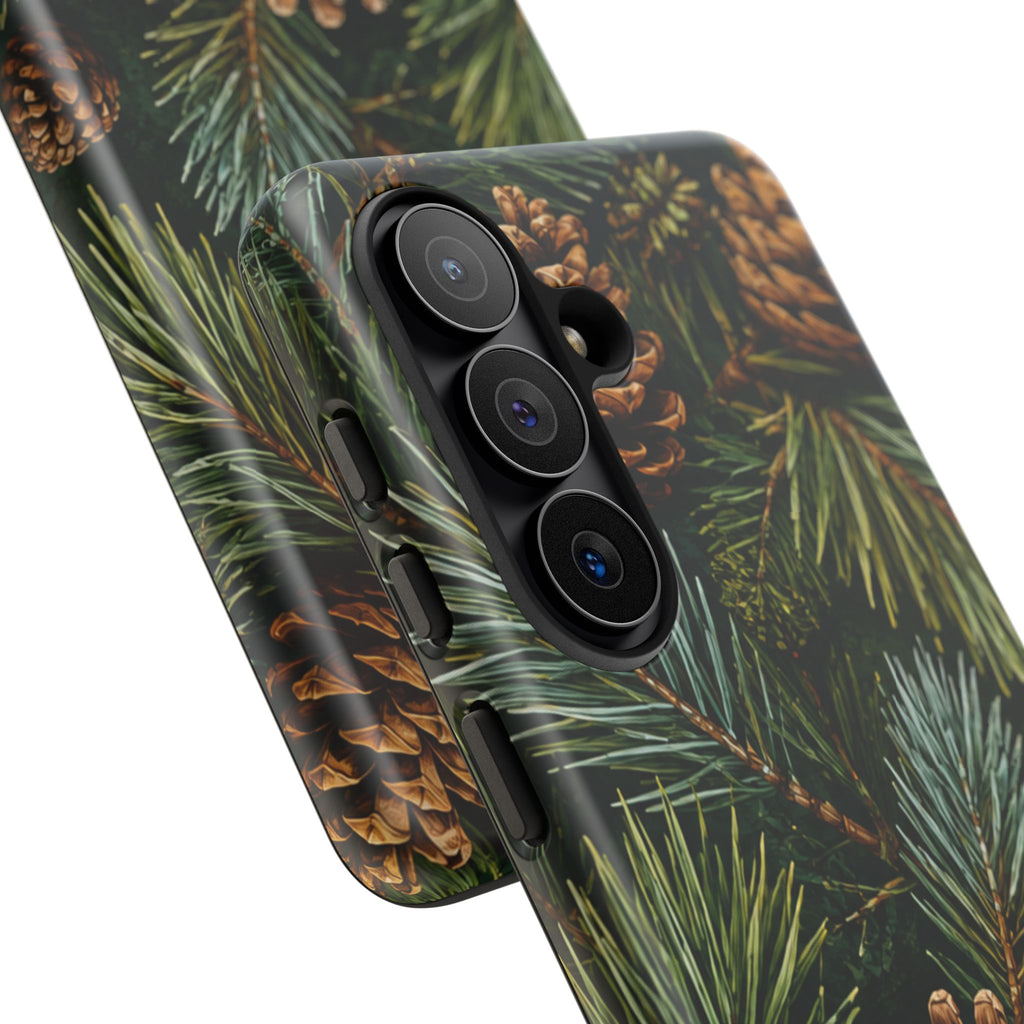 Pinecone Pines Phone Case — Festive Evergreen iPhone Cover