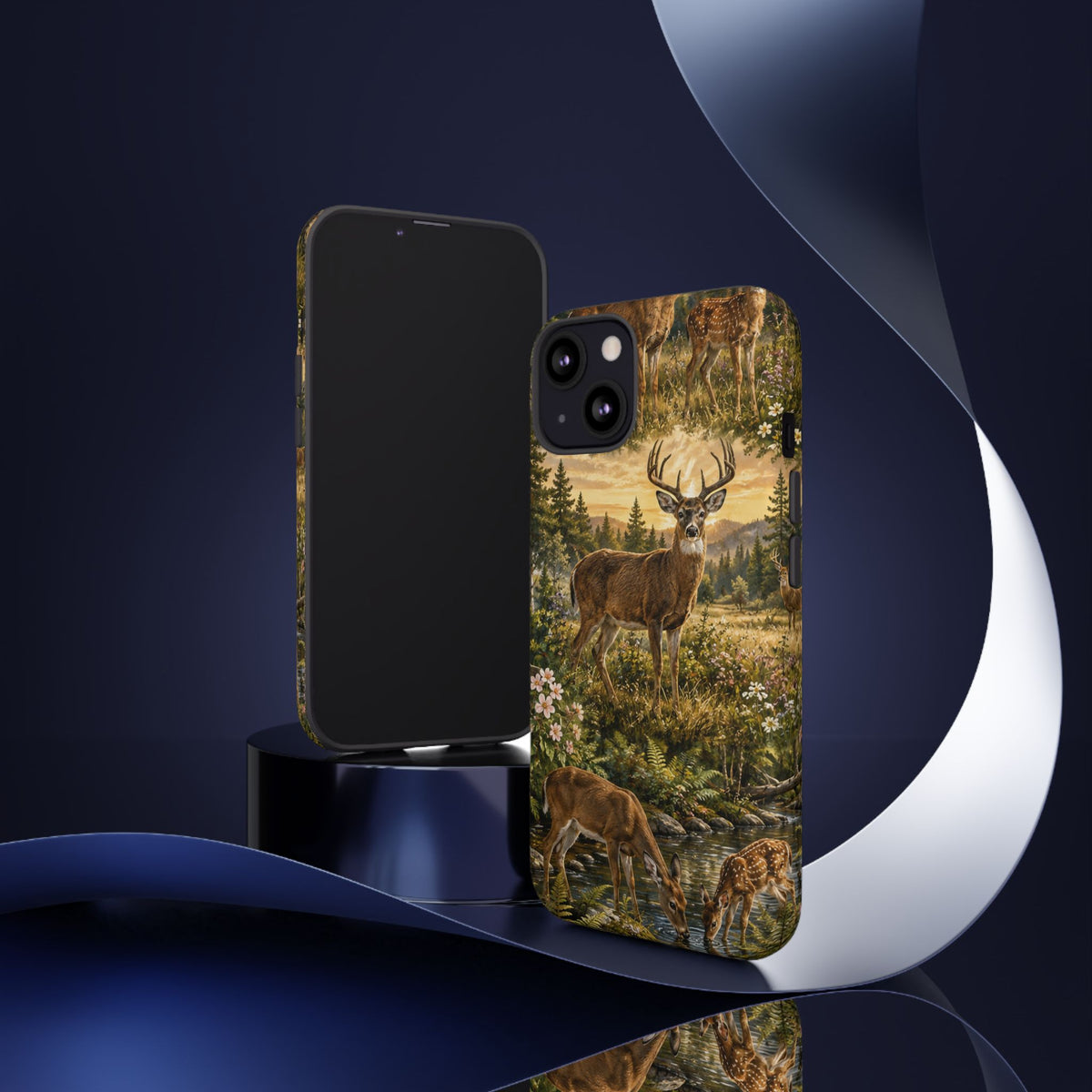 Deer Forest Phone Case — Woodland Bucks Nature iPhone Cover