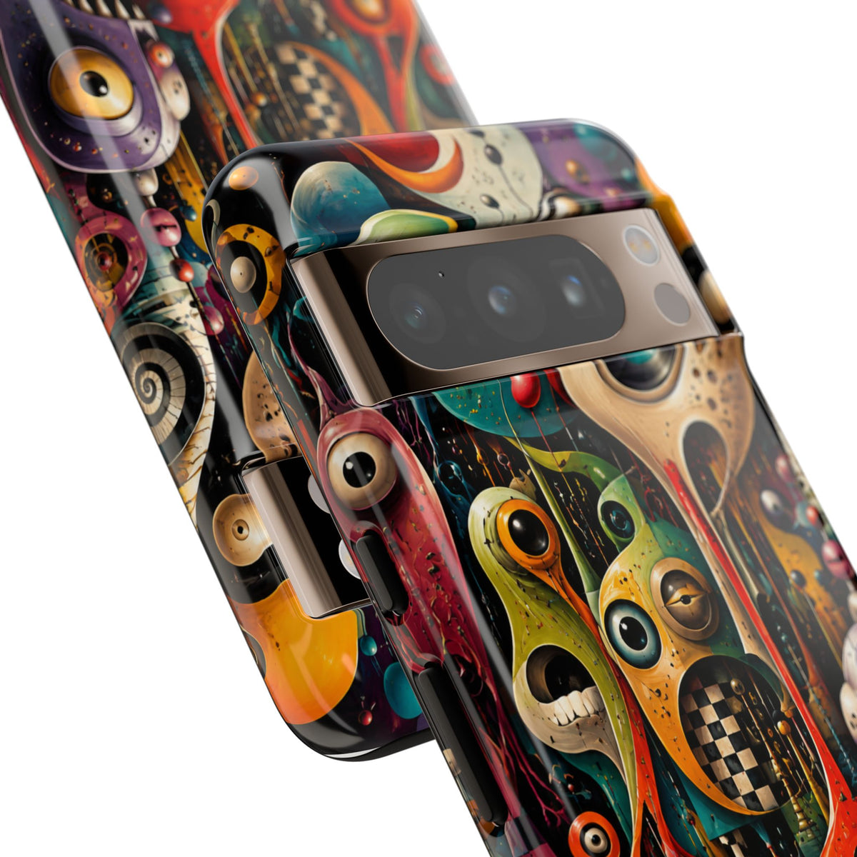 Surreal Monster Art Phone Case — Colorful Abstract Creature Design