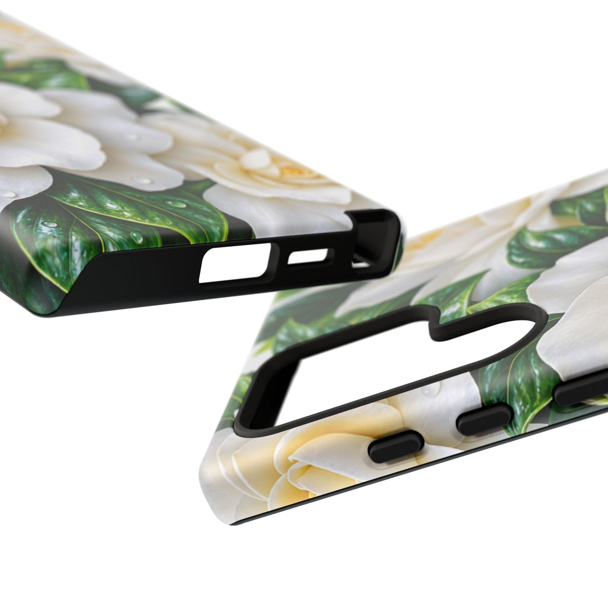 Floral Camellia Tough Case — White Gardenia Phone Cover