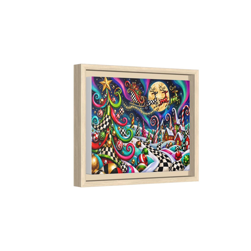 Whimsical Christmas Night Canvas