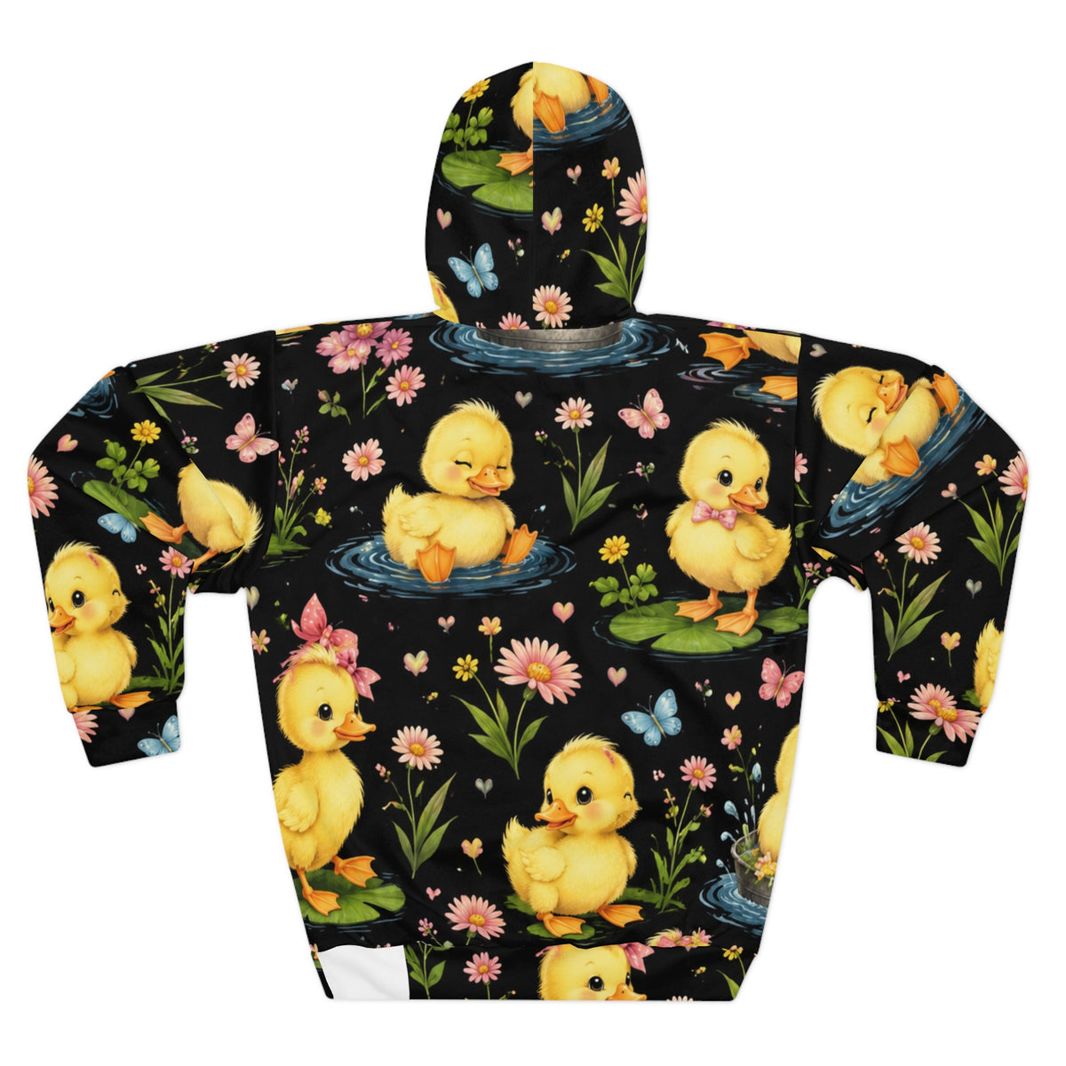 Cute Retro Ducklings Hoodie — Vintage Chick Easter Pullover