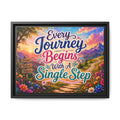 Copy of Every Journey Begins With A Single Step Matte Canvas