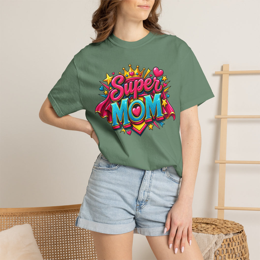 Super Mom T-Shirt — Colorful Comic-Style Mother's Day Tee