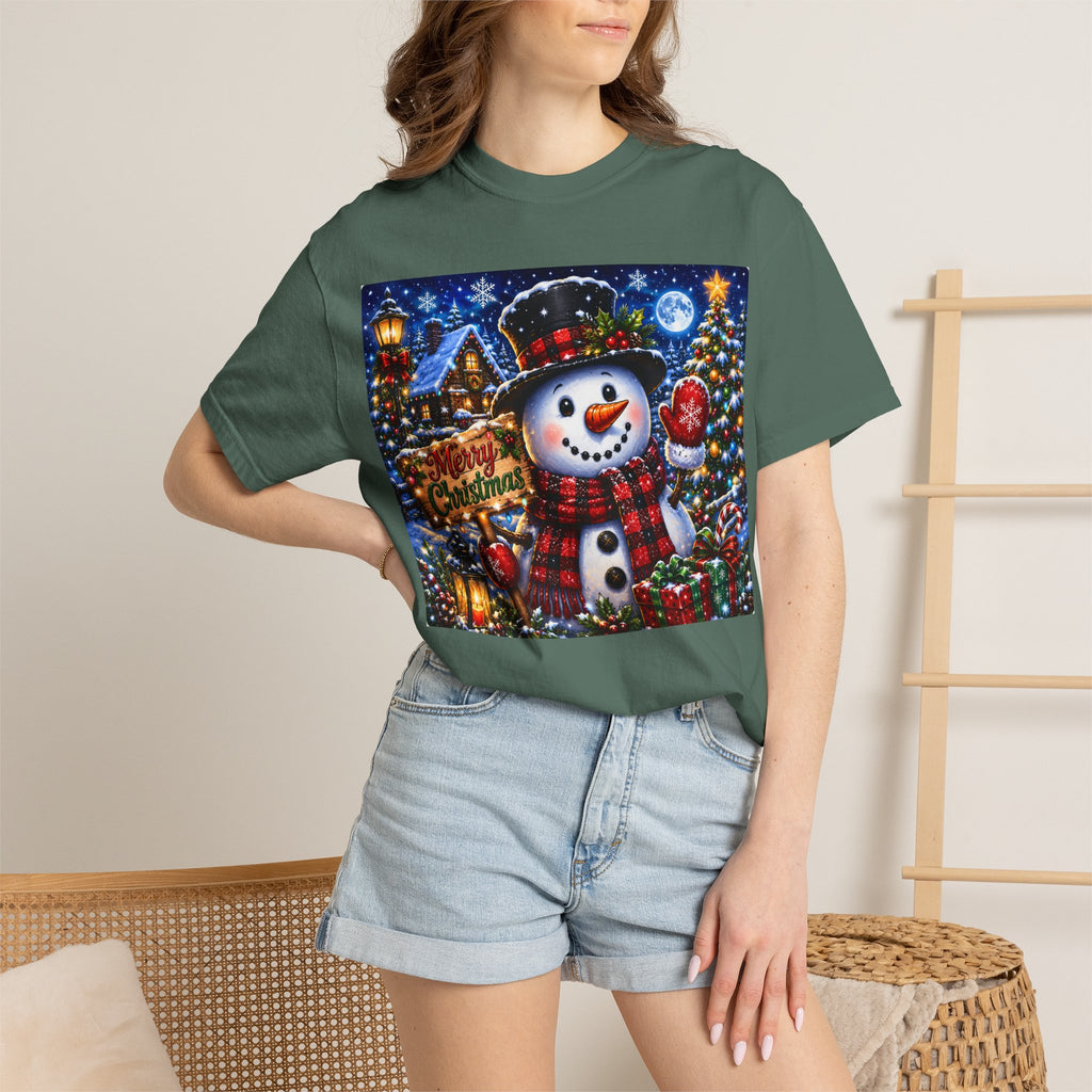 Christmas Snowman T-Shirt — Merry Christmas Holiday Graphic Tee