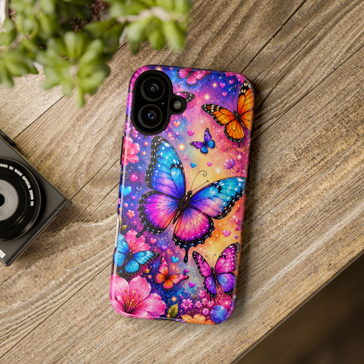 Colorful Butterfly Pattern Phone Case | Tough Cases