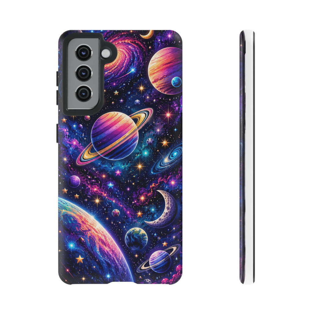 Colorful Galaxy Planets phone case | Tough Case